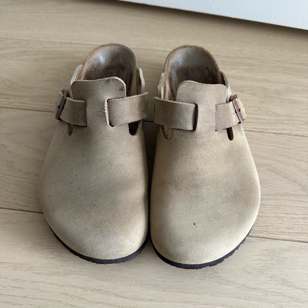Birkenstock Boston Clog Oiled Leather Size 38